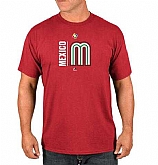 Mexico Baseball Majestic 2017 World Baseball Classic Authentic Collection Team Icon T-Shirt Red,baseball caps,new era cap wholesale,wholesale hats